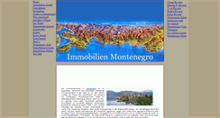 Desktop Screenshot of immobilienmontenegro.com